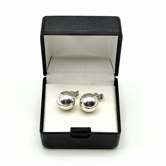 Tiffany & Co. Silver Ball Earrings - Picture 4 of 16